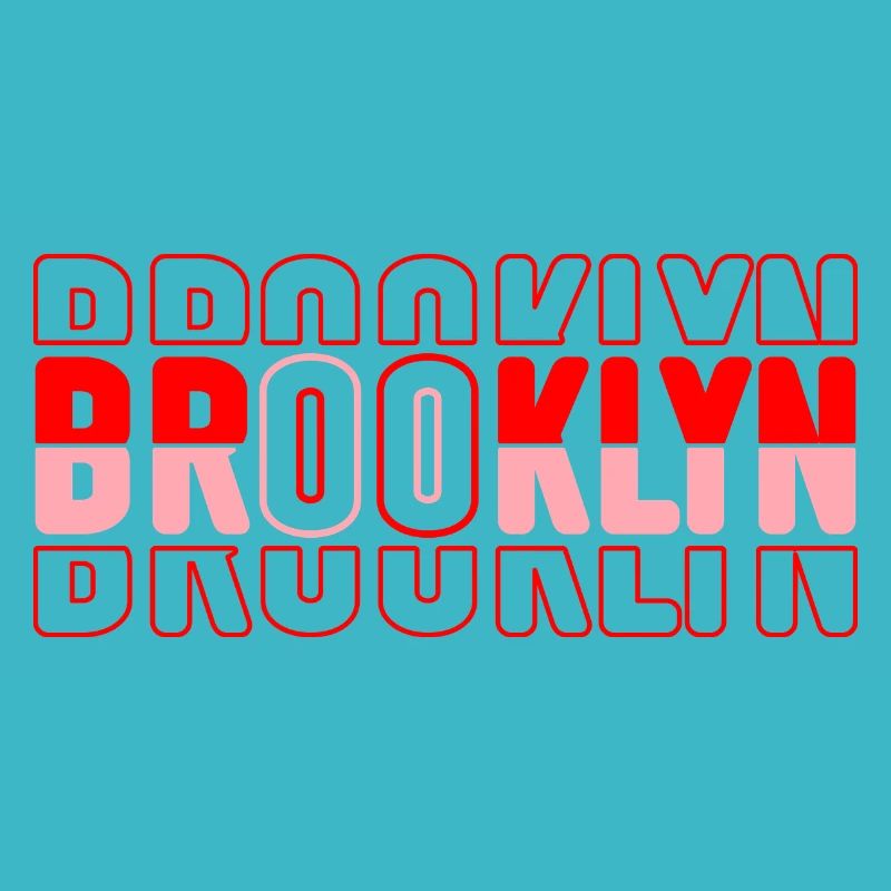 Brooklyn Neon Block Pattern