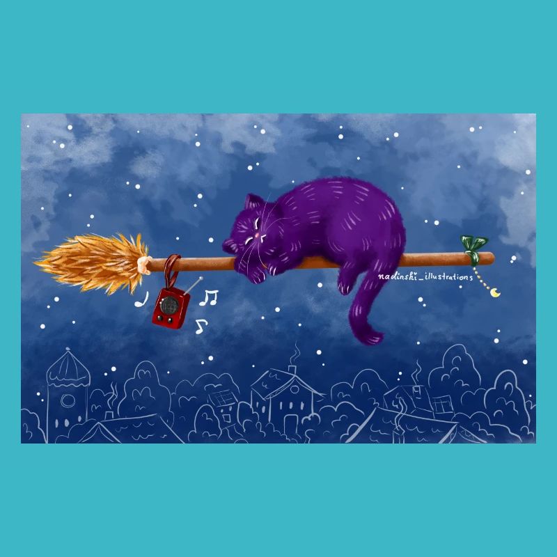 Fliegende Katze