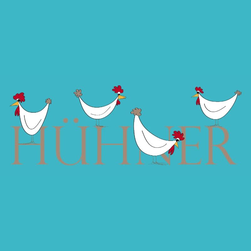Fans de poulet - Coq - Coq - Poussin - Œuf - Bio