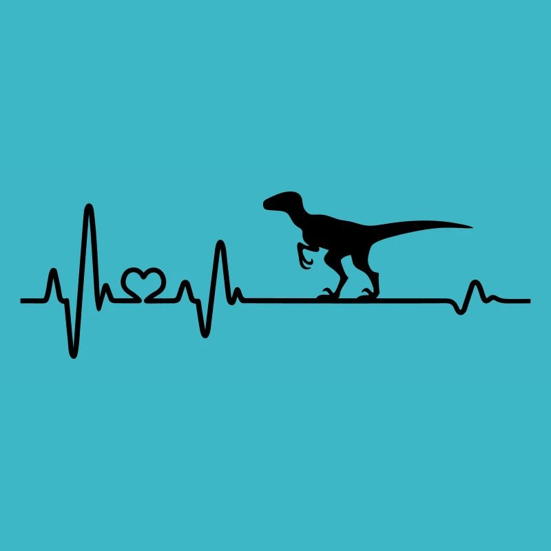 Herzschlag Dinosaurier Velociraptor Dino Urzeit