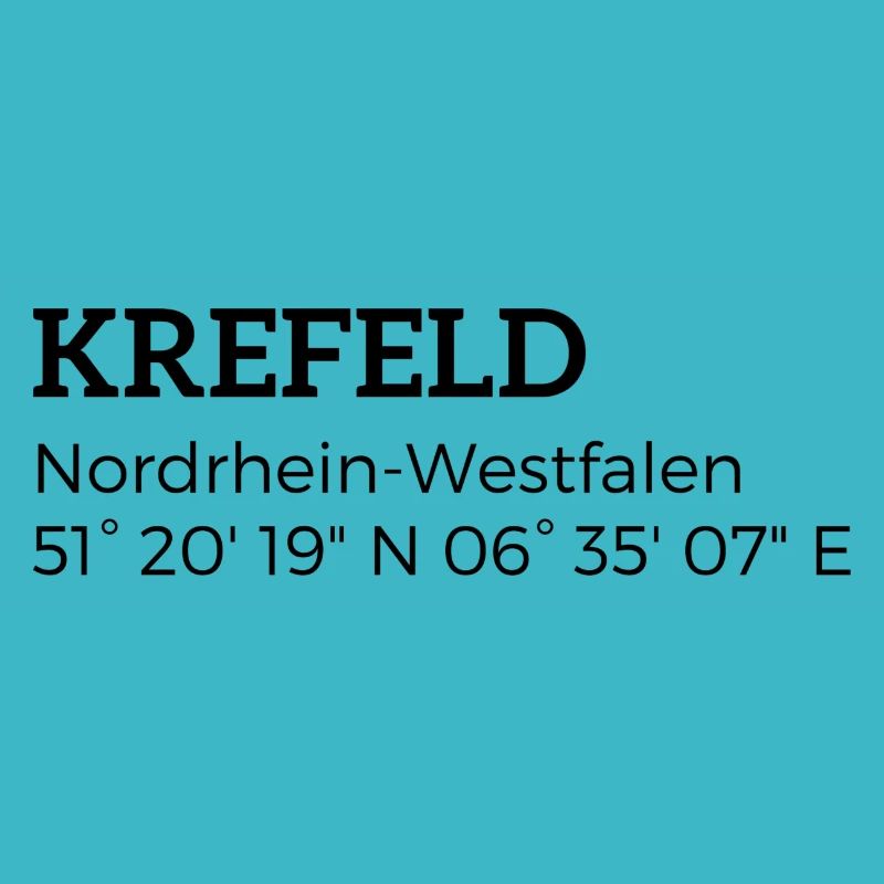 Krefeld, North Rhine-Westphalia coordinates