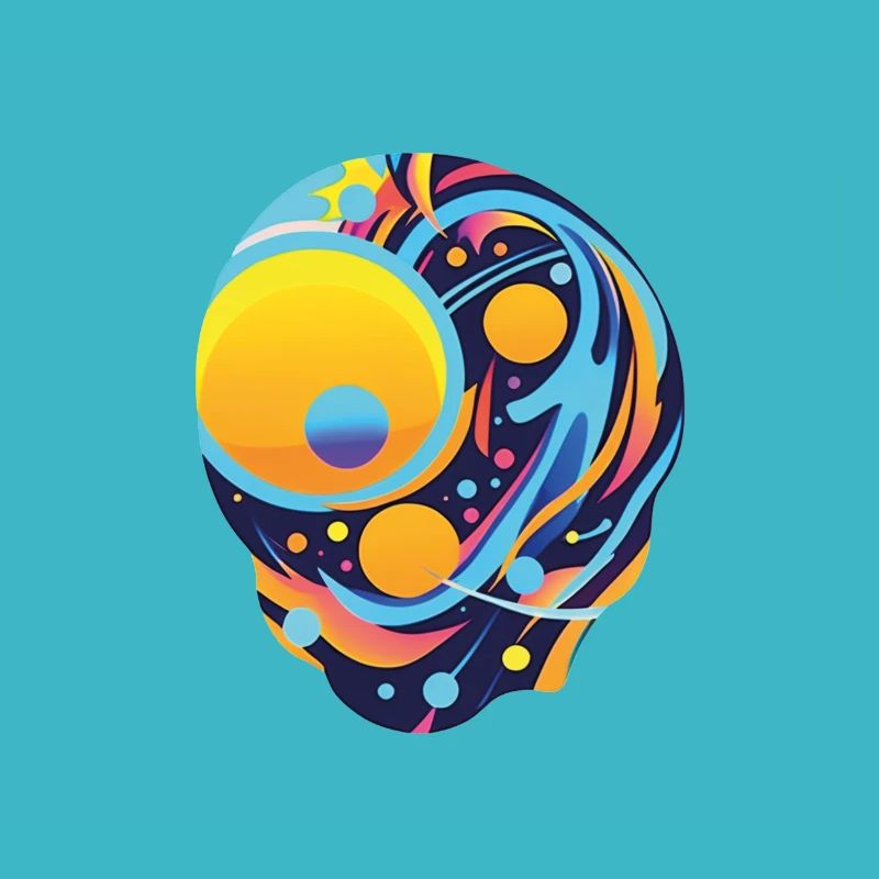 Pensées abstraites : une mer de couleurs