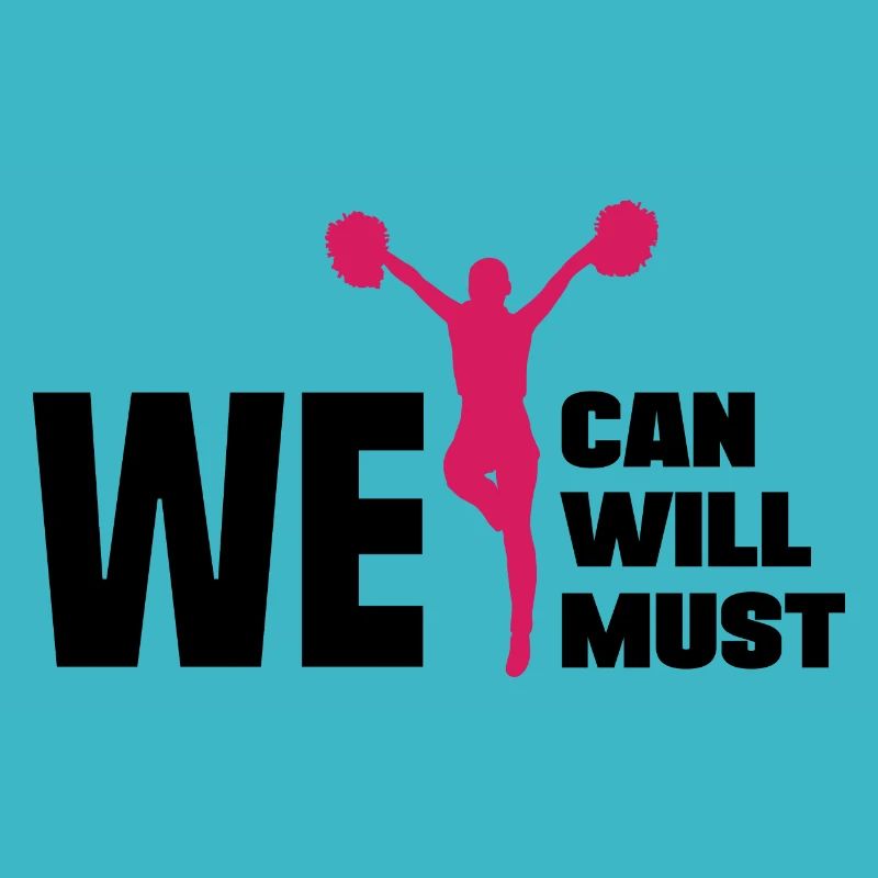 We Can Will Must Gymnast Cheerleader Cheerdancing