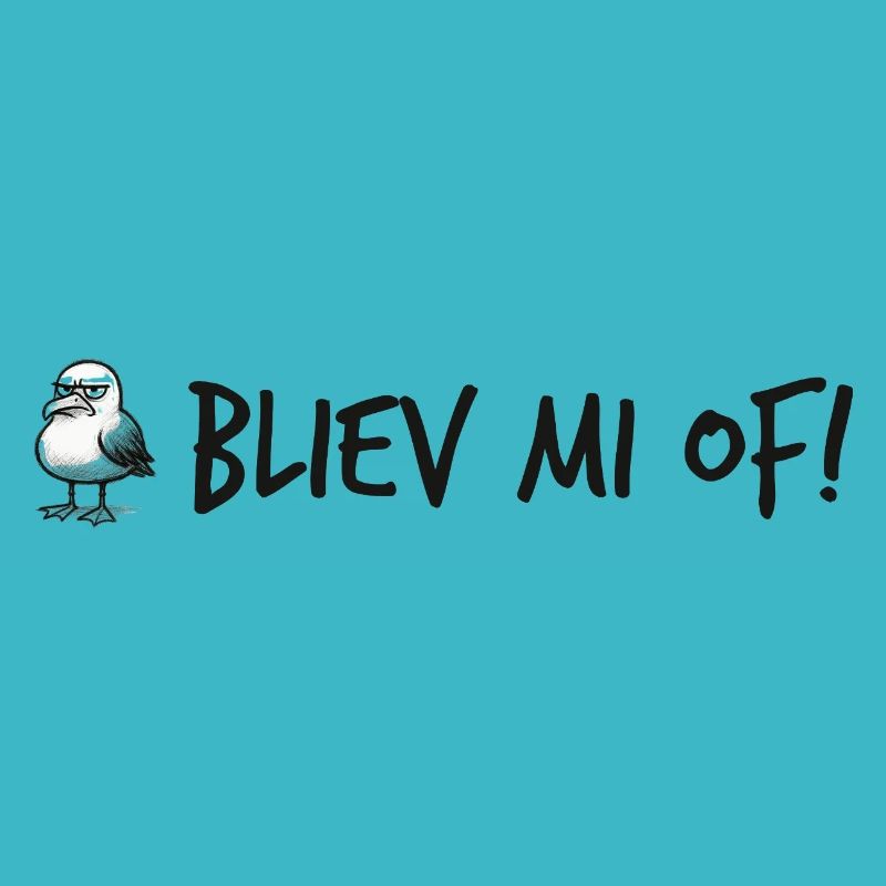 Genervte Möwe – Bliev mi of!