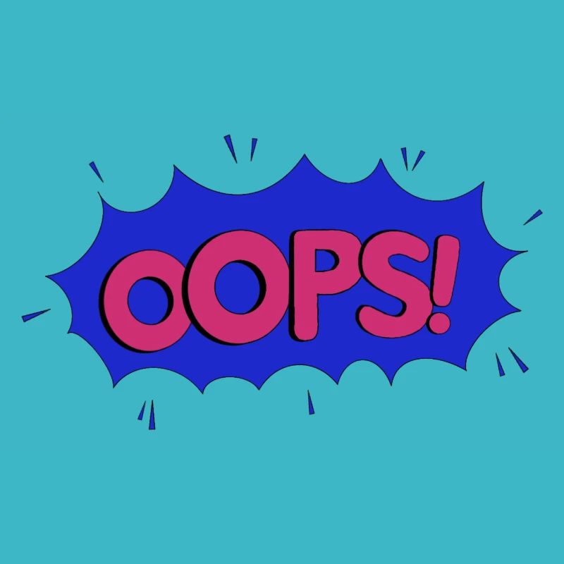 OOPS blue pink