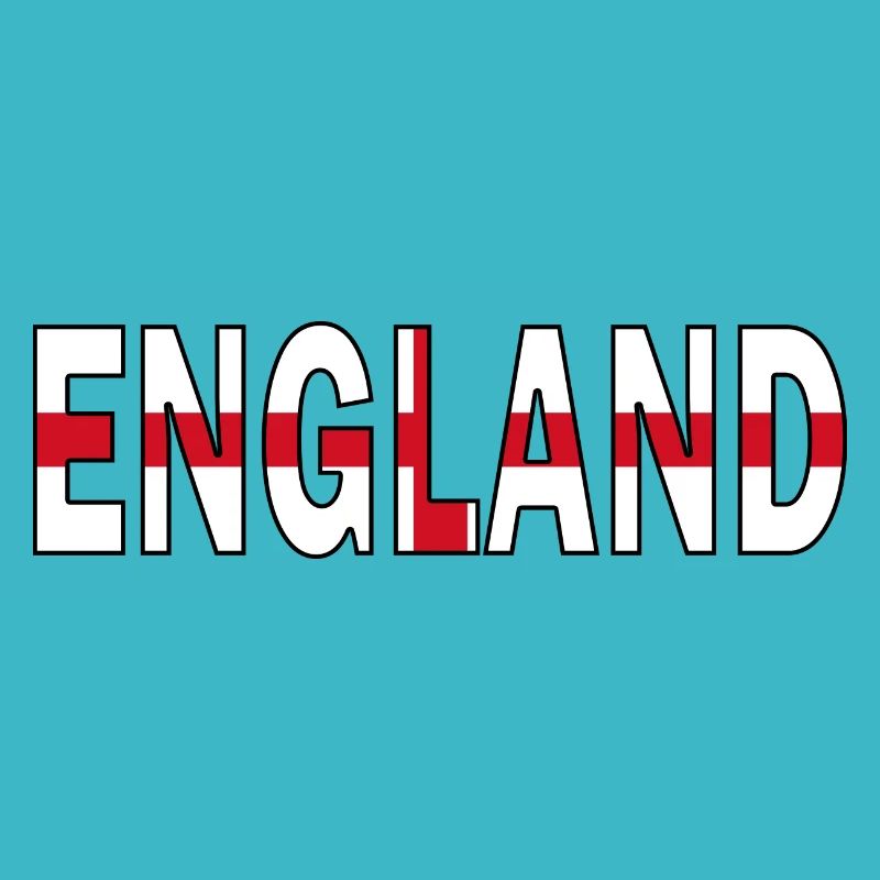 L’Angleterre aux couleurs nationales