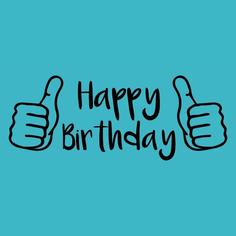 Anniversaire Pouce levé