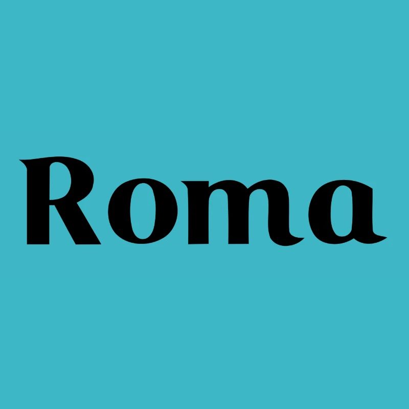 Roma - Black writing