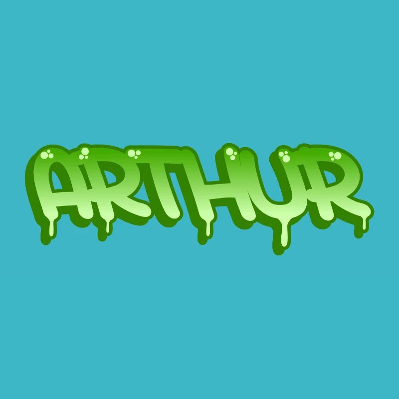 Graffiti prénom Arthur