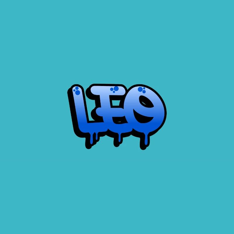 Graffiti-Name Leo