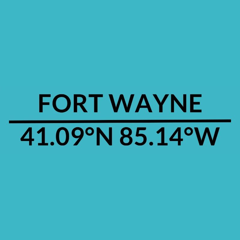 Fort Wayne, Indiana, USA Coordinates