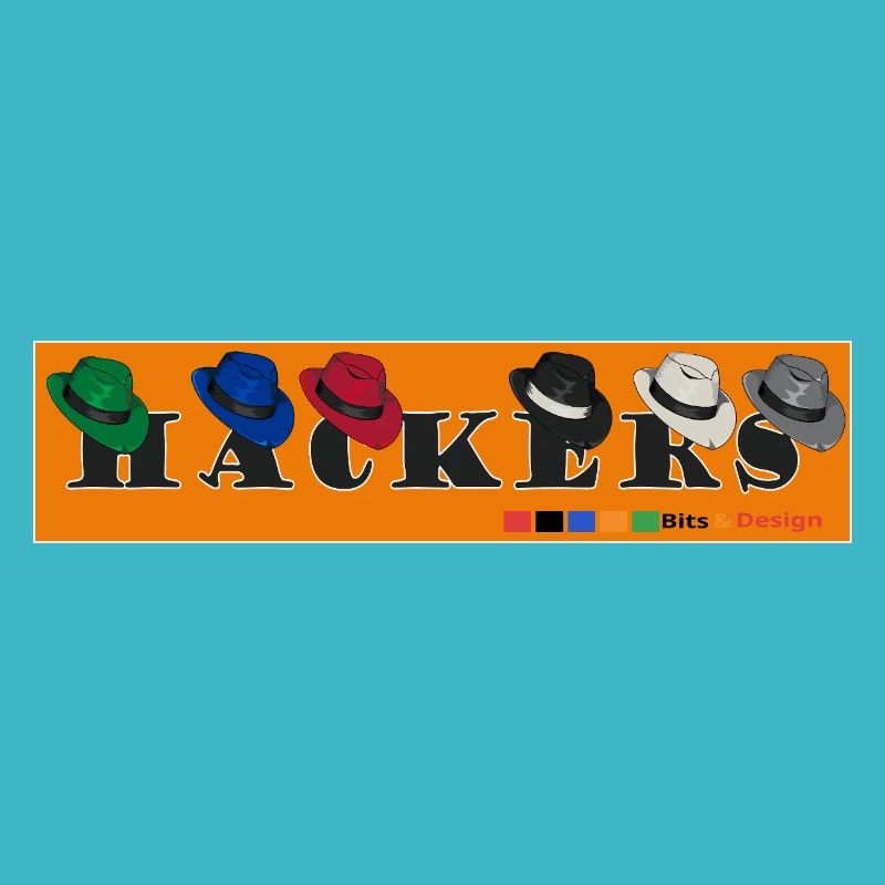Hackers Logo Retro Design