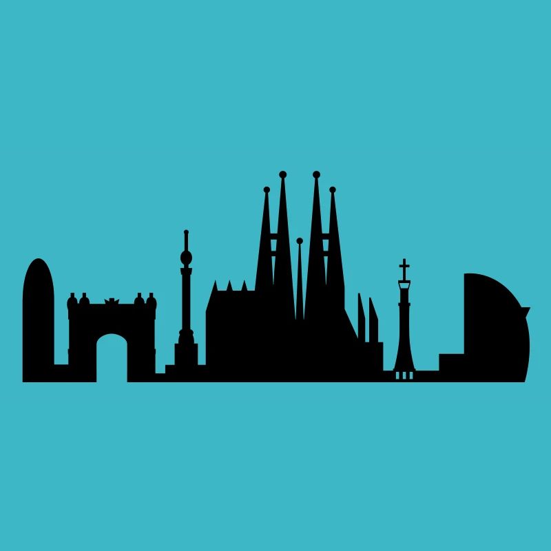 Skyline Barcelona Espagne