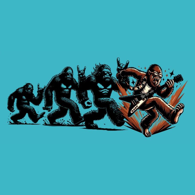 Bigfoot guitariste Evolution Walk