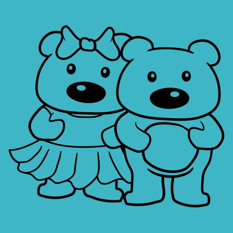 paerchen baer paar liebe 2 freunde team mann maedc