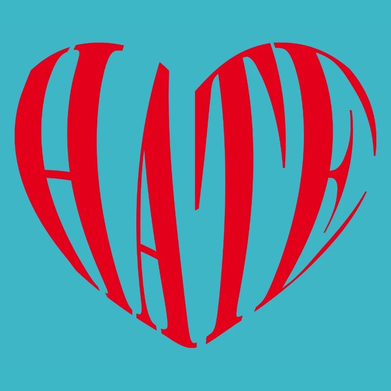 Herz Hate Anti Valentinstag Humor Single