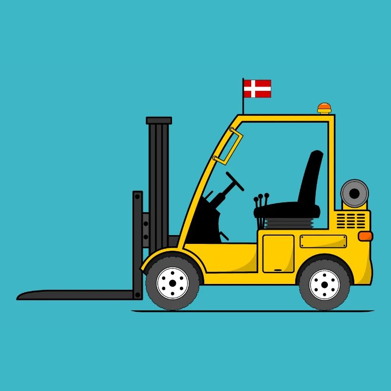 Stapler Dänemark Flagge
