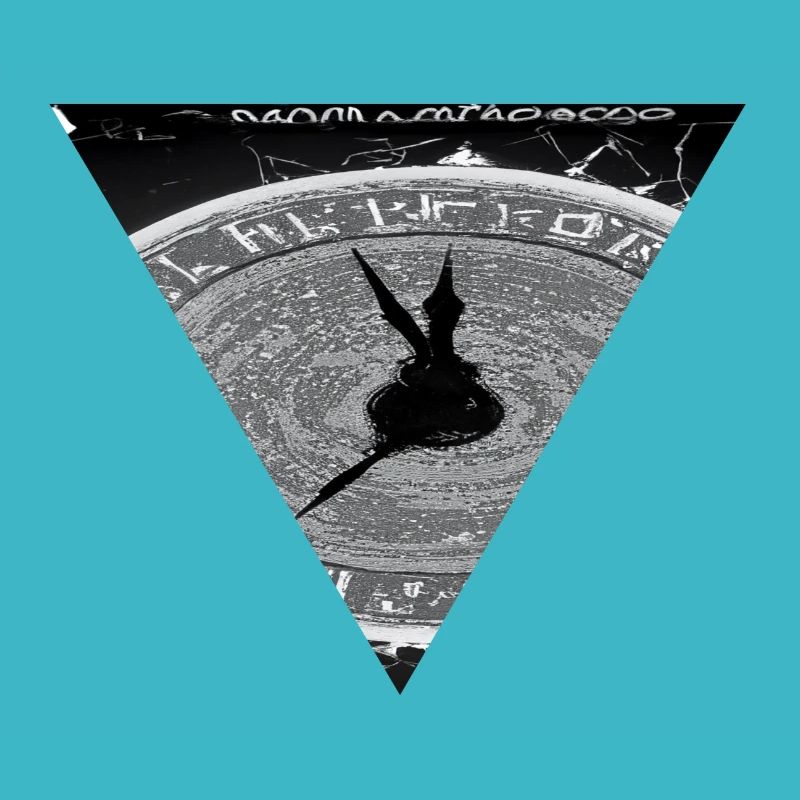 Black and Grey Clock Design