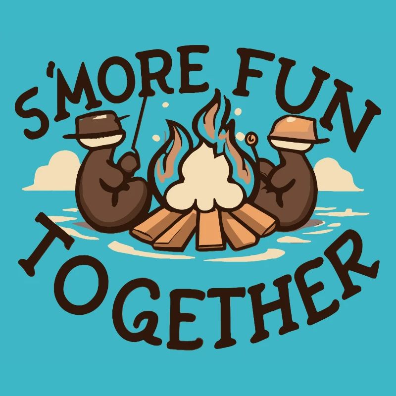 Campfire Harmony: S'more Fun Together Tee