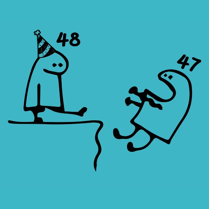 48 ans : Adieu âge 47 ans, Joyeux 48e anniversaire