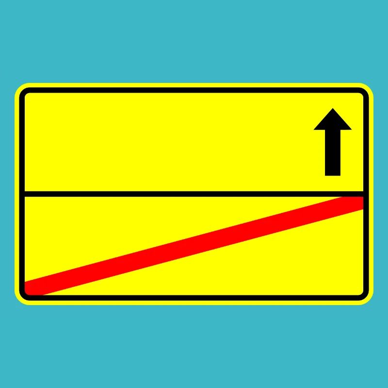 Panneau de signalisation modèle