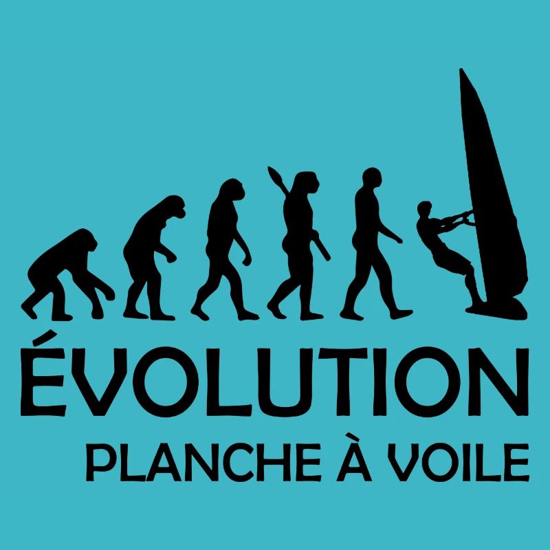 évolution planche à voile / humour planche à voile