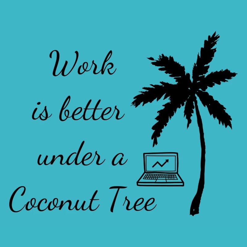 Work under the coconut palm