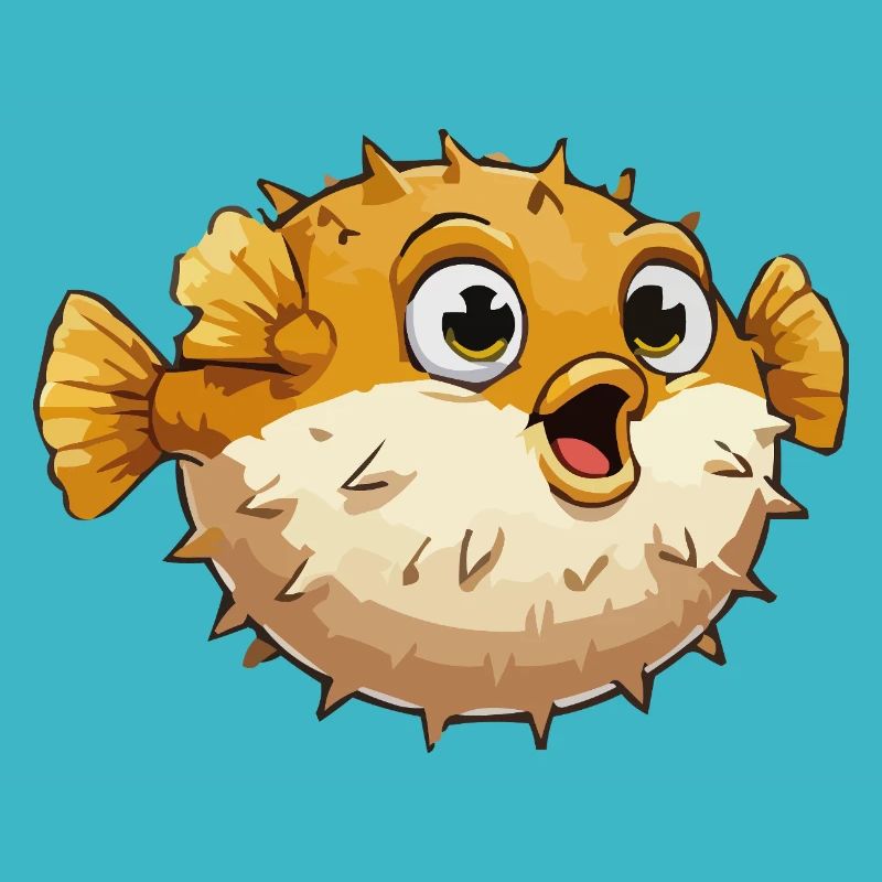 Kugelfisch Fisch Comic