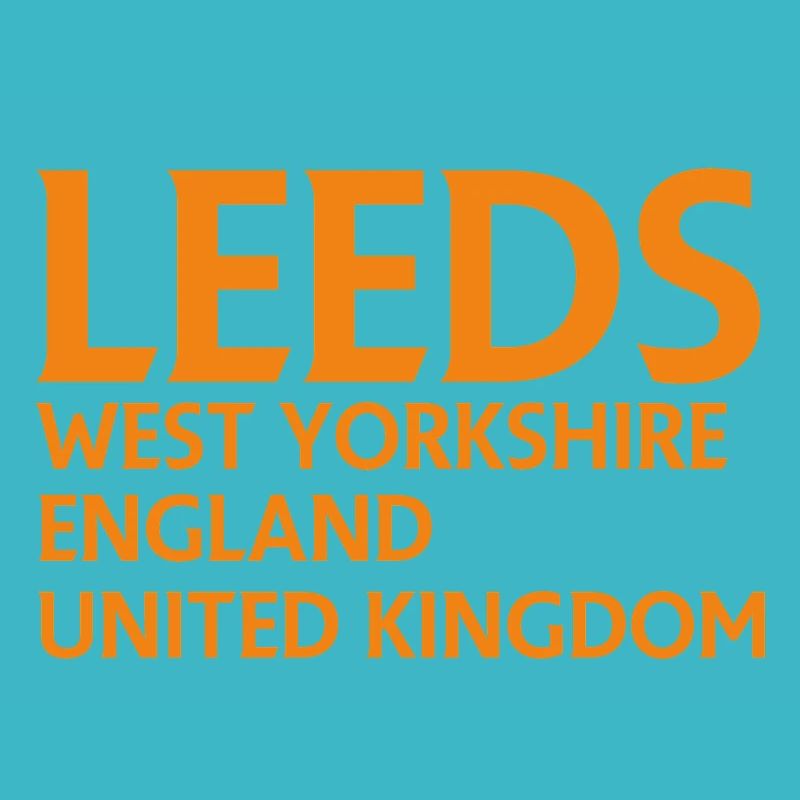 Leeds – England Liedtextdesign