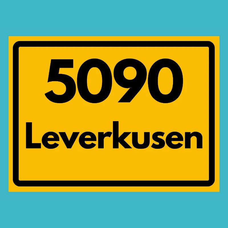 ANCIEN CODE POSTAL RETRO 5090 LEVERKUSEN