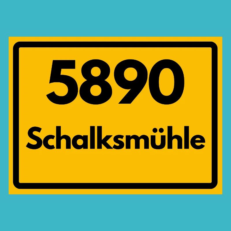 ALTE POSTLEITZAHL PLZ RETRO 5890 SCHALKSMÜHLE