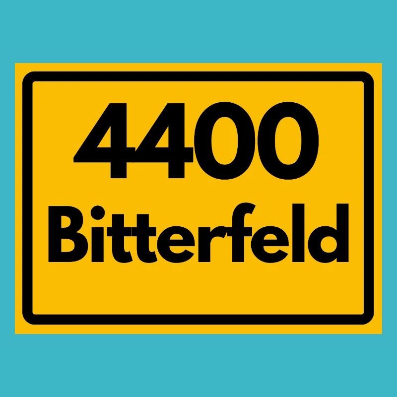 ALTE POSTLEITZAHL PLZ 4400 BITTERFELD HEIMATSTOLZ 