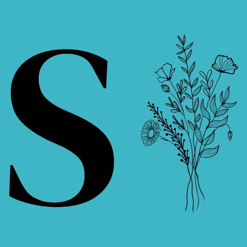 Lette s fleurs minimalistes