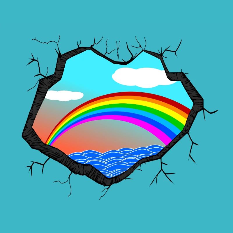 Regenbogen Meer