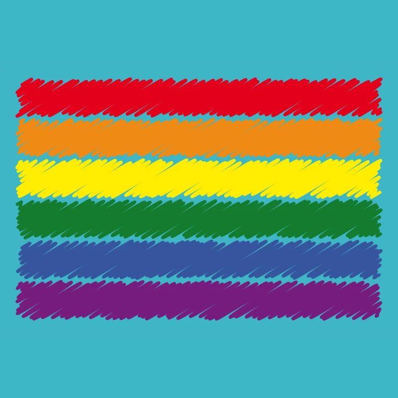 Rainbow Flag (Scribble / 6er)