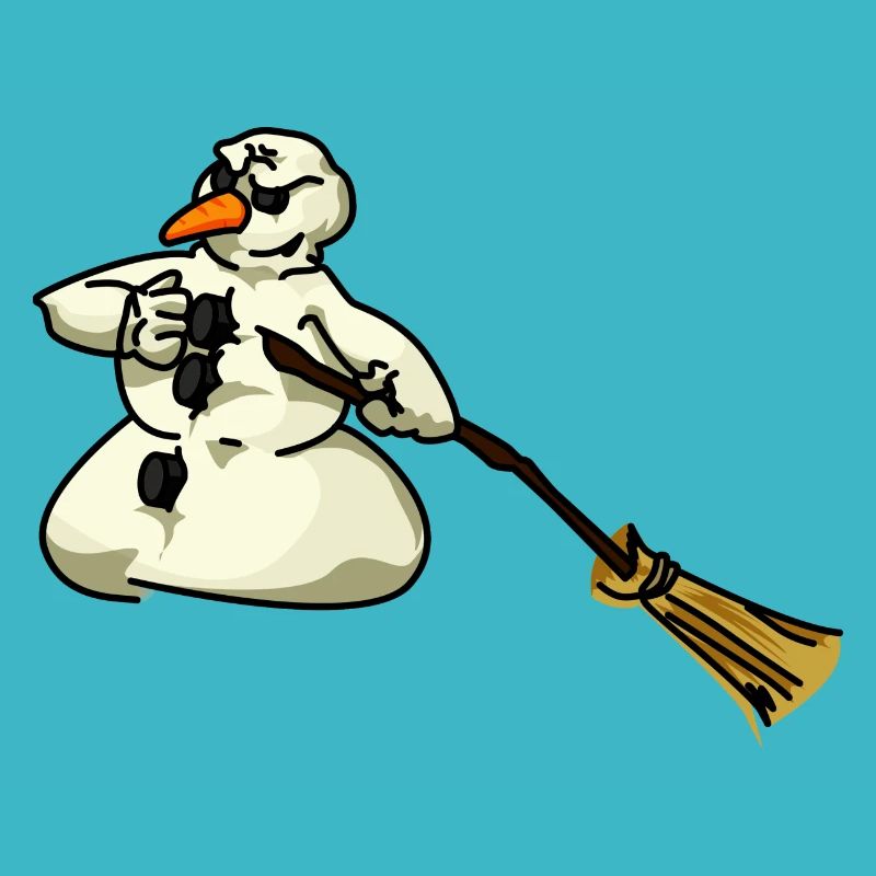Mad Snowman