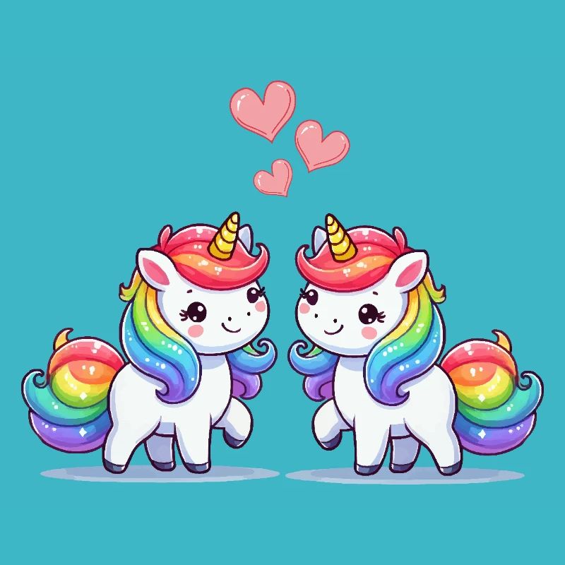 Unicorn Comic Love