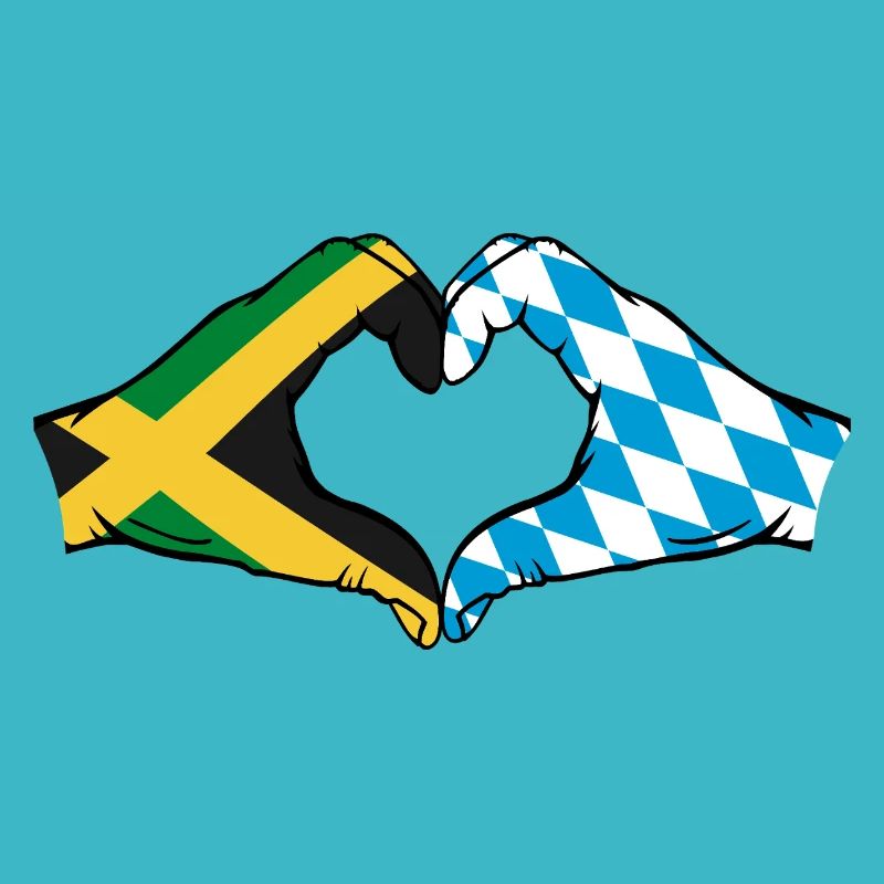 Jamaica Bavaria Hands Heart Shape