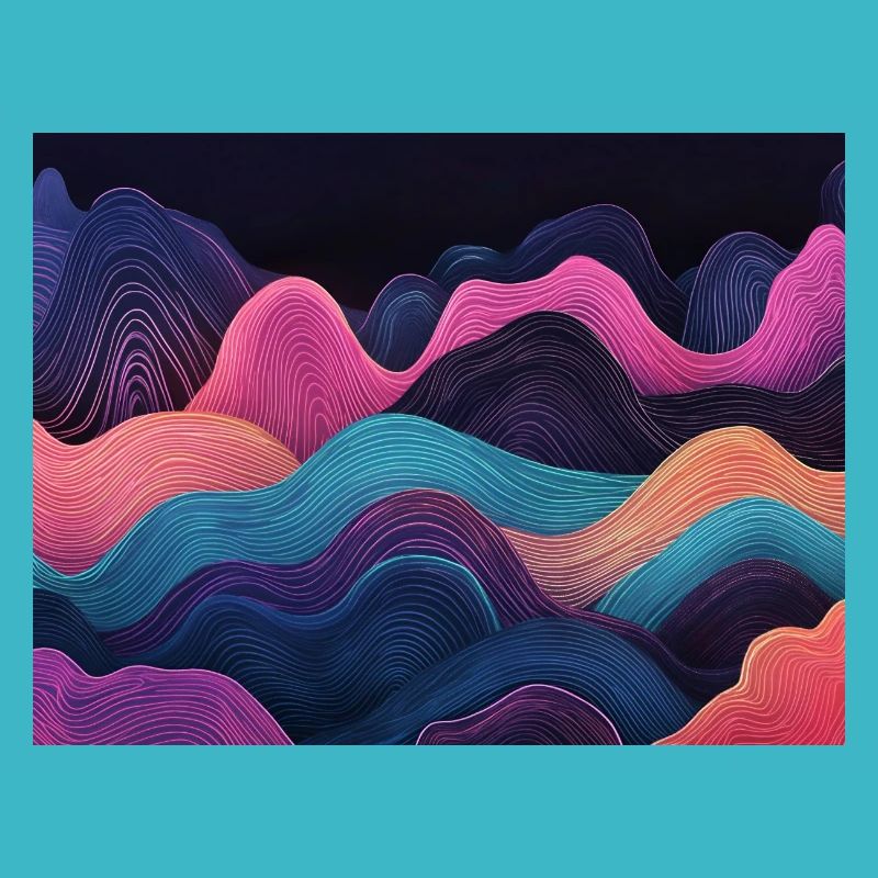 Neon clean waves