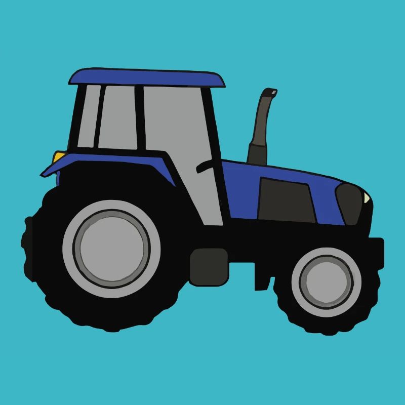 Traktor Illustration Geschenkidee