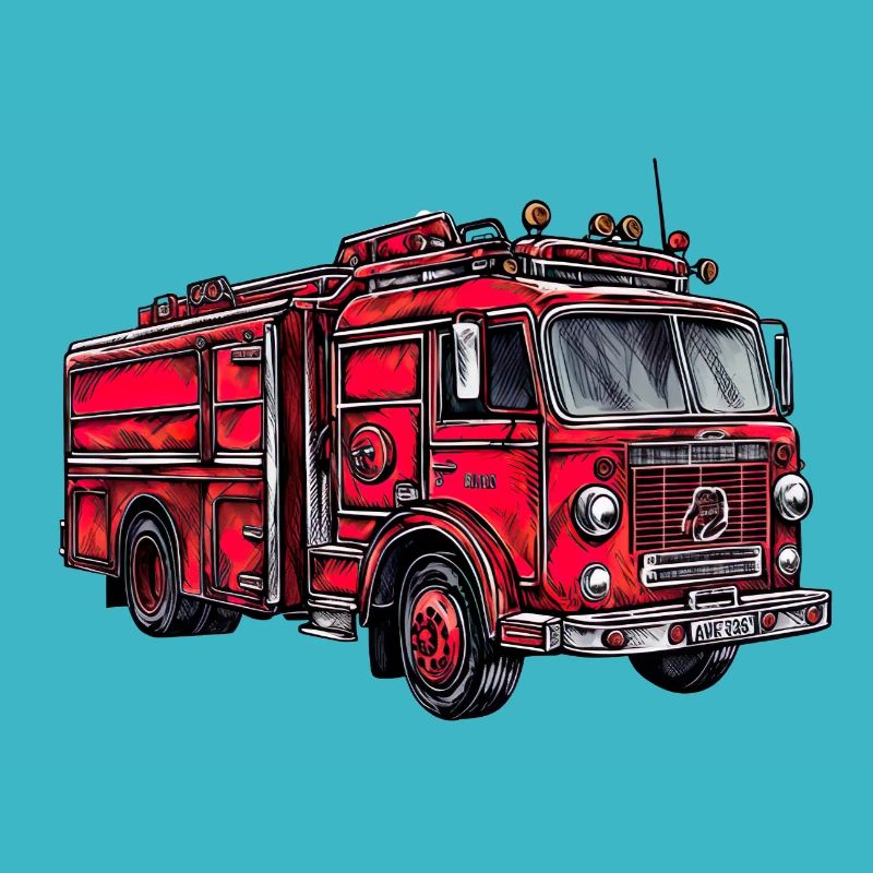 Fire trucks are also called fire engines