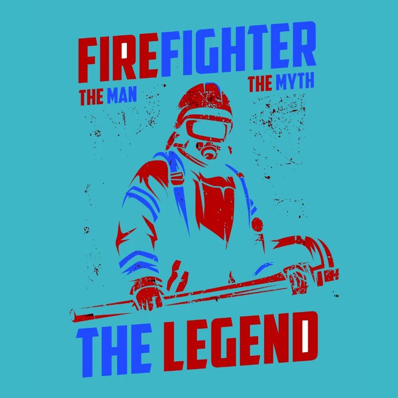 Firefighter The Man The Myth The Legend Fire