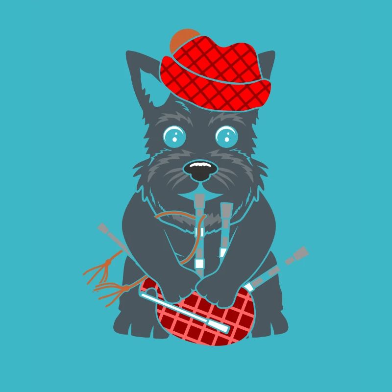 Bagpipe Scottish Terrier bagpipe bulkhead