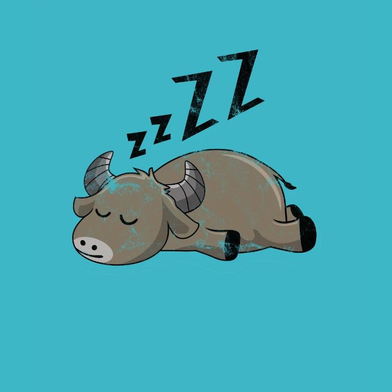 Buffle endormi