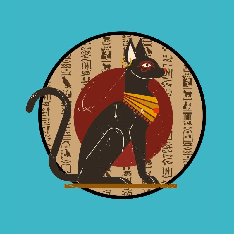 Sphinx chat d’Egypte Egypt Cercle