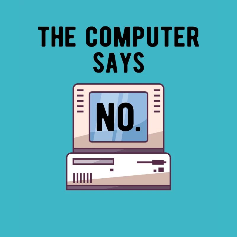 TECH GEEK : L'ordinateur dit non