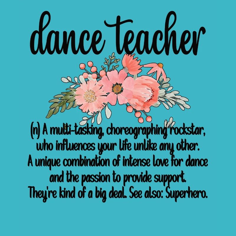 Professeur de danse Cadeau Cours de danse Professeur de danse
