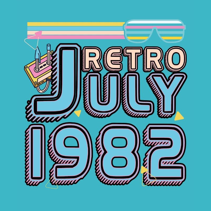 Juli 1982 Vintage Retro Geschenkidee