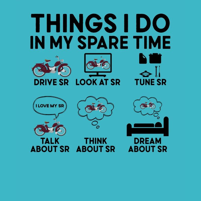 Mobylette SR Mobylette Ostalgie choses Mon temps libre