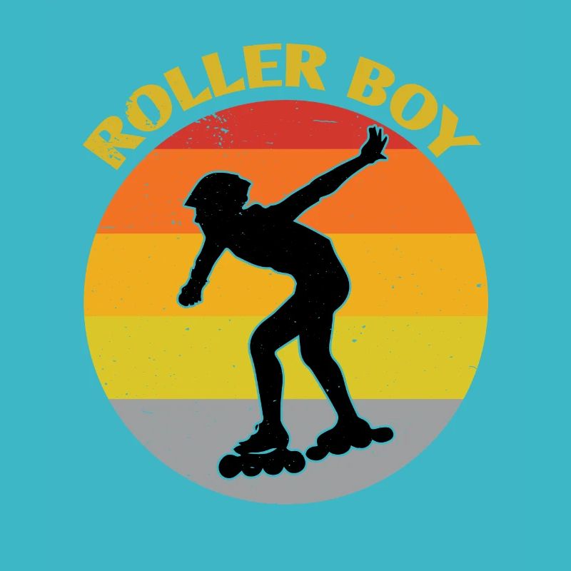 Roller Boy Retro Roller Skates Inline Skating Skat